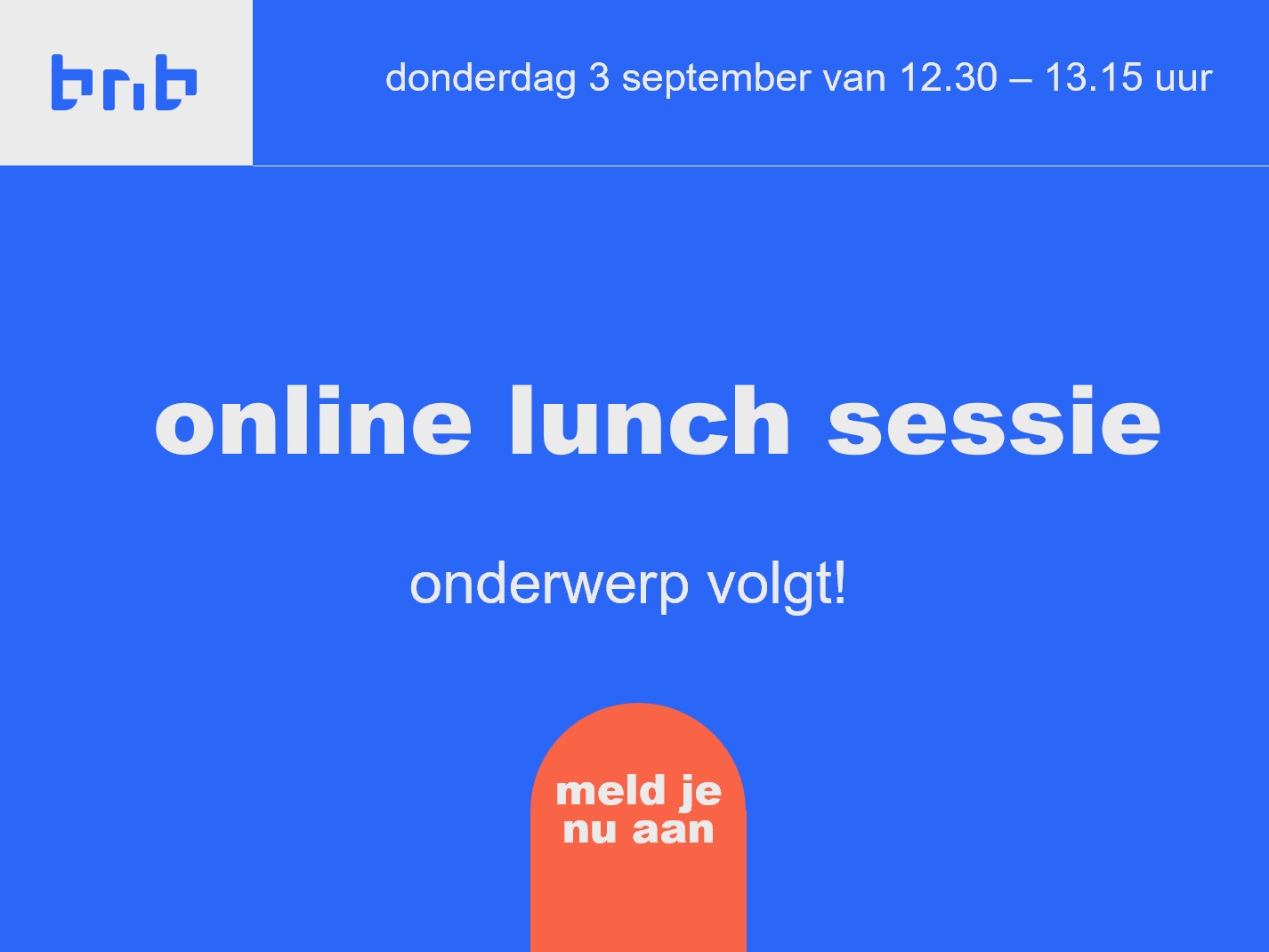 Online Lunch Sessie